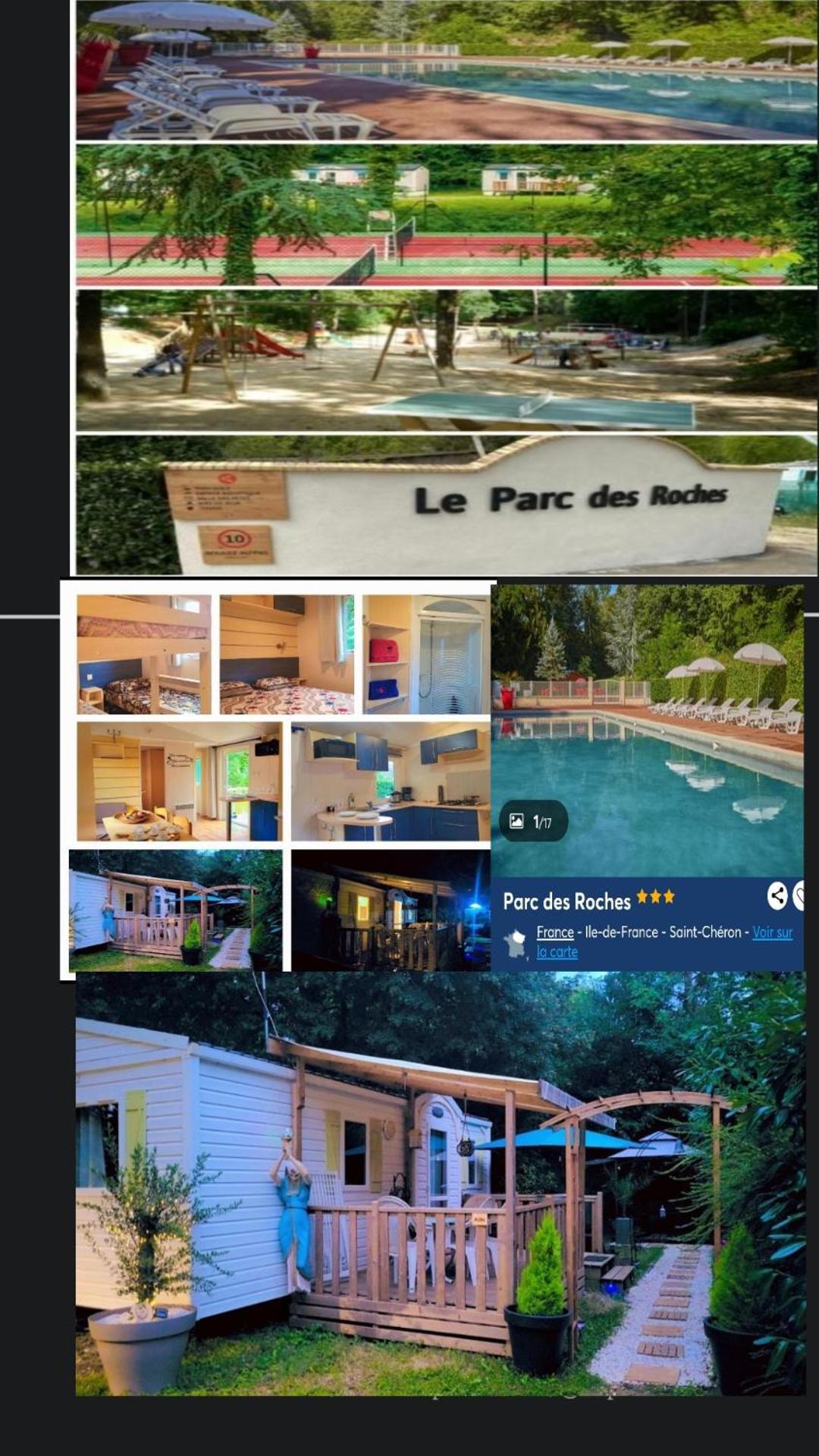 Camping Marvilla Parks -Parc Des Roches 91530 Saint-Chéron Zewnętrze zdjęcie